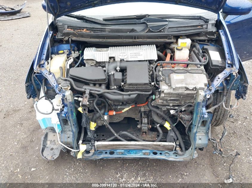 2011 Toyota Prius Four VIN: JTDKN3DU6B1401011 Lot: 39914120