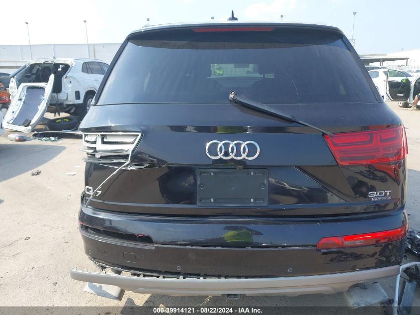 2018 Audi Q7 3.0T Premium VIN: WA1VAAF73JD026366 Lot: 39914121