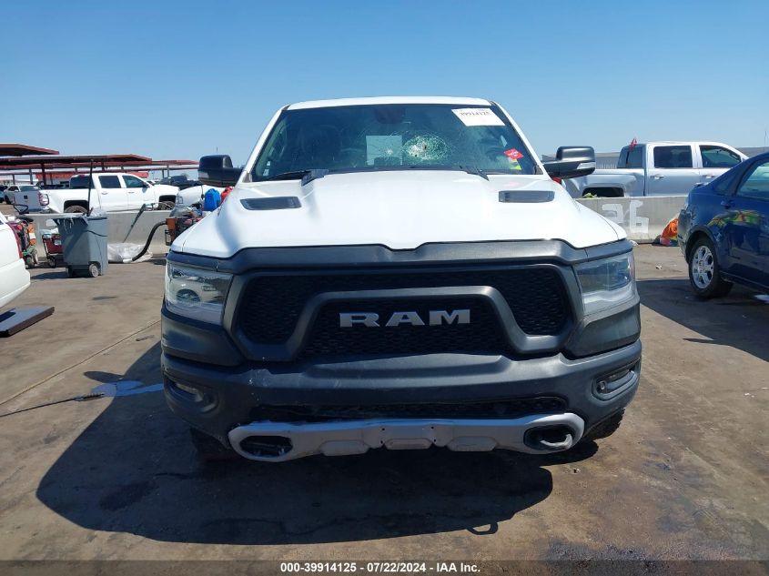 2019 Ram 1500 Rebel 4X4 5'7 Box VIN: 1C6SRFLT6KN790375 Lot: 39914125