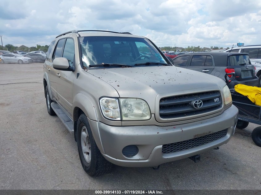 2002 Toyota Sequoia Sr5 V8 VIN: 5TDBT44A32S090464 Lot: 39914133