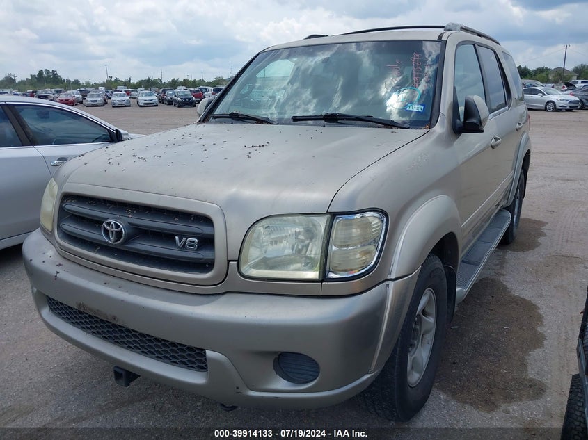 2002 Toyota Sequoia Sr5 V8 VIN: 5TDBT44A32S090464 Lot: 39914133