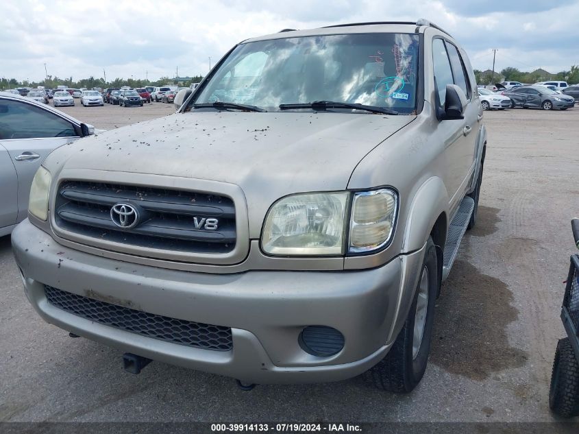 2002 Toyota Sequoia Sr5 V8 VIN: 5TDBT44A32S090464 Lot: 39914133