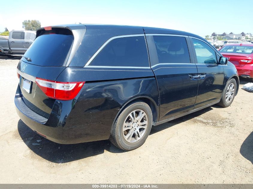 2013 Honda Odyssey Ex-L VIN: 5FNRL5H6XDB087966 Lot: 39914203