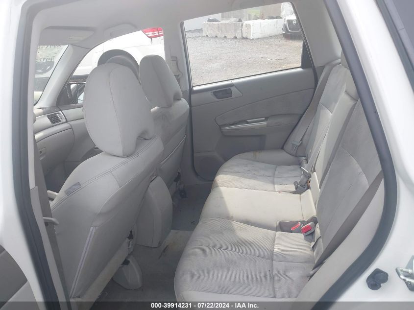 2010 Subaru Forester 2.5X VIN: JF2SH6BC3AH801960 Lot: 39914231