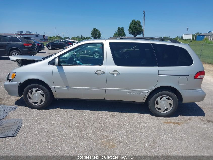 2002 Toyota Sienna Le VIN: 4T3ZF13C62U469383 Lot: 39914243