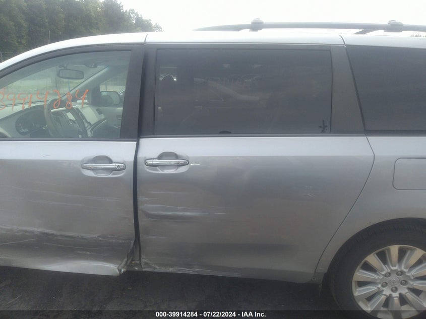 2013 Toyota Sienna Xle 7 Passenger VIN: 5TDDK3DC5DS066449 Lot: 39914284