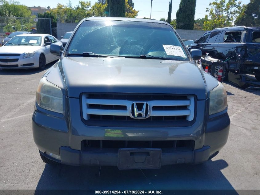 2007 Honda Pilot Ex-L VIN: 2HKYF18737H510381 Lot: 39914294