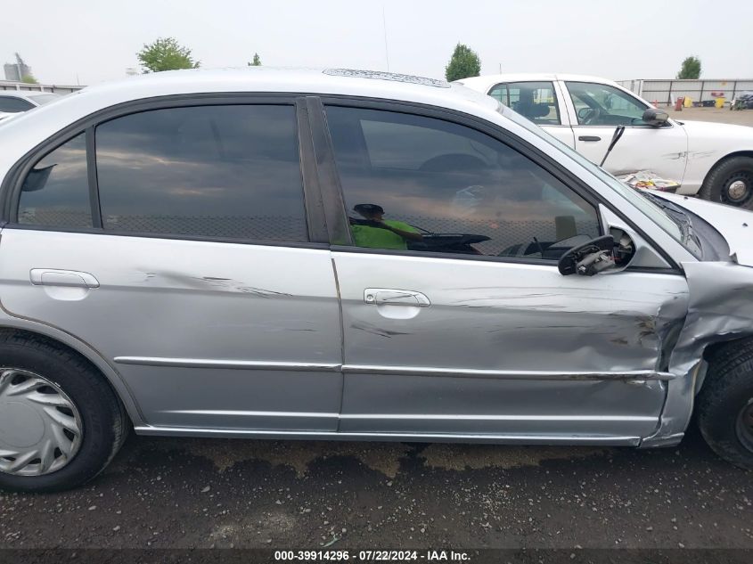 2003 Honda Civic Ex VIN: 2HGES26803H576388 Lot: 39914296