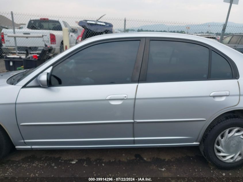 2003 Honda Civic Ex VIN: 2HGES26803H576388 Lot: 39914296