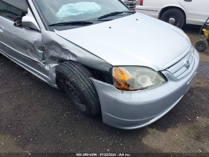 2003 Honda Civic Ex VIN: 2HGES26803H576388 Lot: 39914296