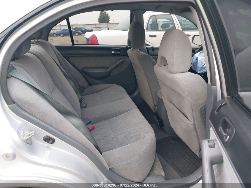 2003 Honda Civic Ex VIN: 2HGES26803H576388 Lot: 39914296