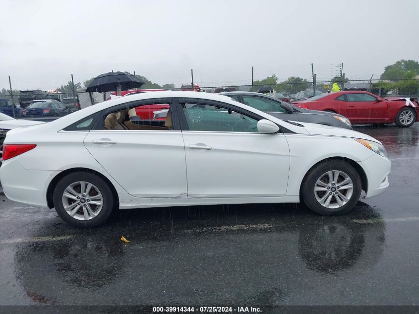 2013 Hyundai Sonata Gls VIN: 5NPEB4AC2DH742070 Lot: 39914344