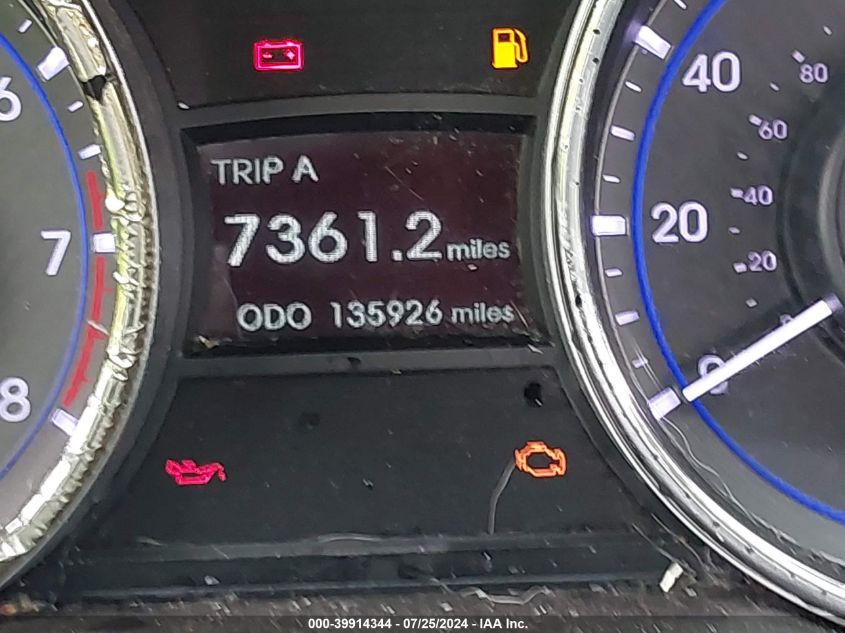 2013 Hyundai Sonata Gls VIN: 5NPEB4AC2DH742070 Lot: 39914344