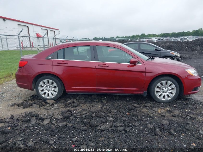 2014 Chrysler 200 Lx VIN: 1C3CCBAB4EN123864 Lot: 39914352