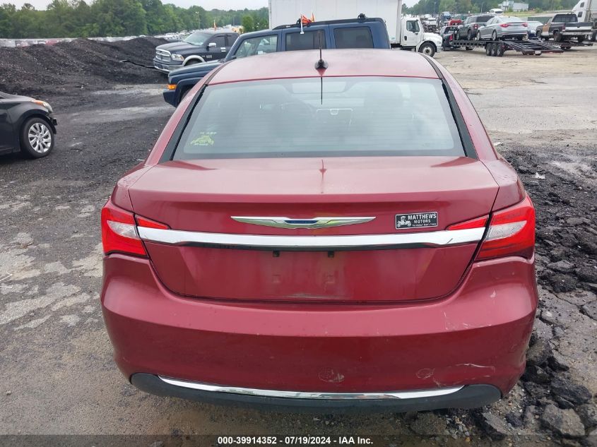 2014 Chrysler 200 Lx VIN: 1C3CCBAB4EN123864 Lot: 39914352