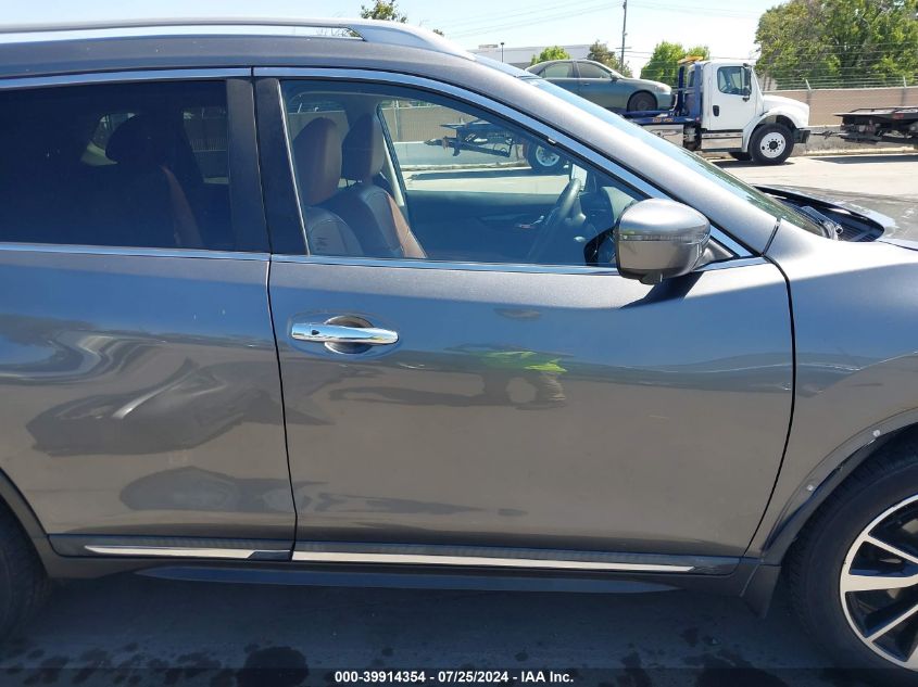 2019 Nissan Rogue Sl VIN: 5N1AT2MTXKC800930 Lot: 39914354