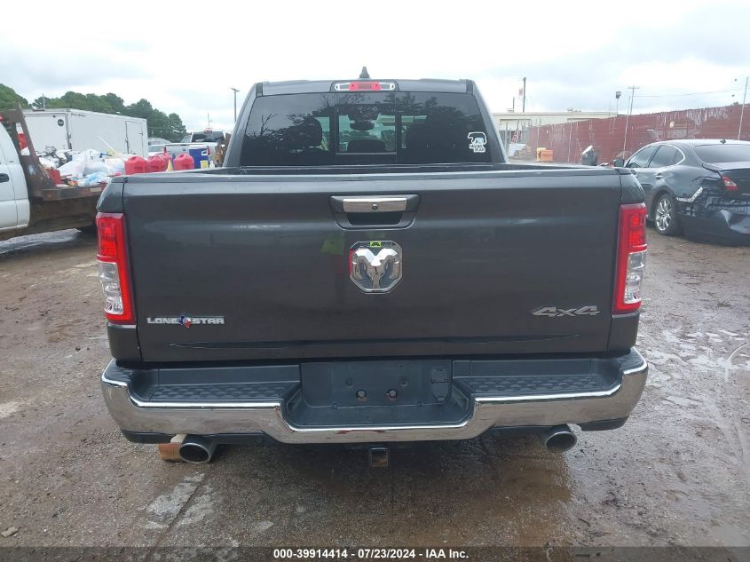 2019 Ram 1500 Big Horn/Lone Star 4X4 5'7 Box VIN: 1C6SRFFT0KN842157 Lot: 39914414