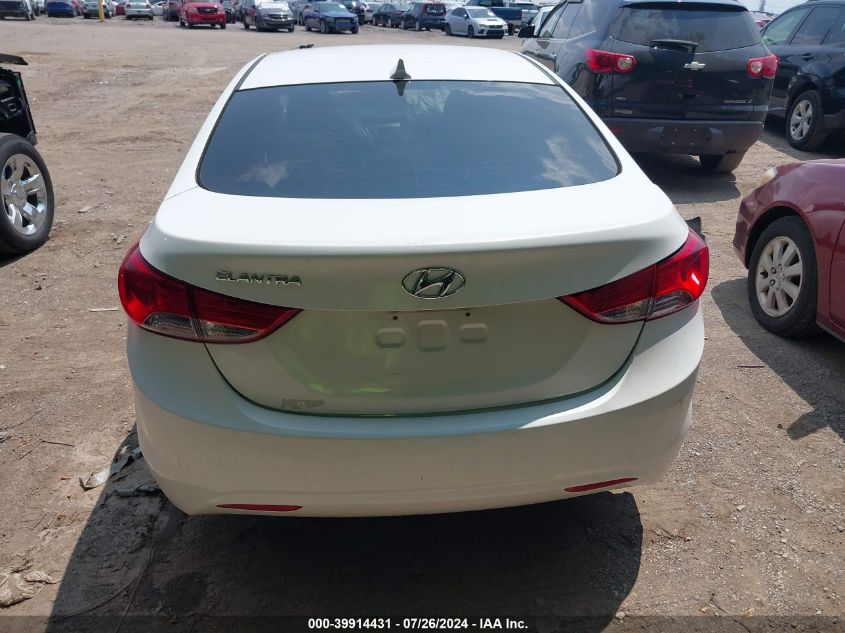 2013 Hyundai Elantra Gls VIN: 5NPDH4AE0DH394409 Lot: 39914431