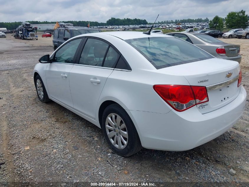 1G1PC5SH4B7291725 | 2011 CHEVROLET CRUZE