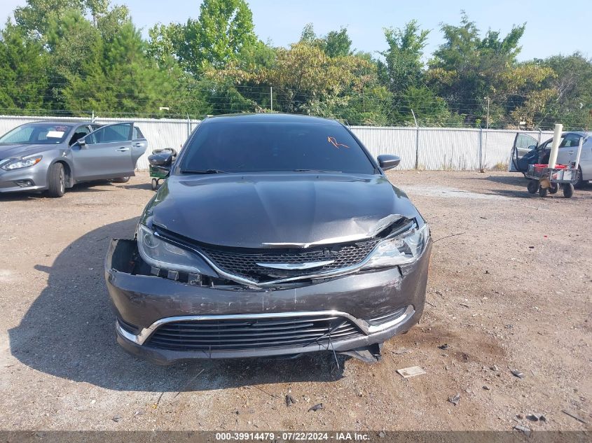 2015 Chrysler 200 Limited VIN: 1C3CCCABXFN598300 Lot: 39914479