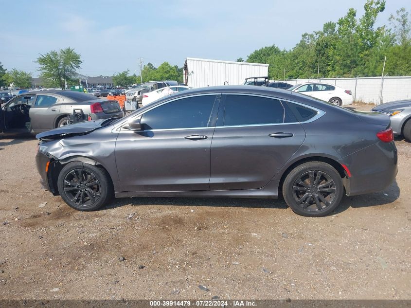 2015 Chrysler 200 Limited VIN: 1C3CCCABXFN598300 Lot: 39914479