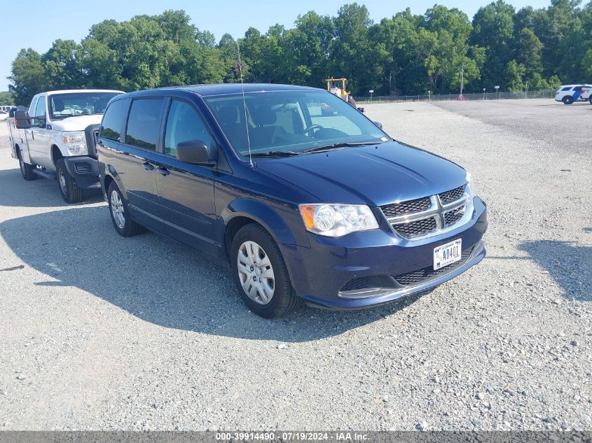 2016 Dodge Grand Caravan Se VIN: 2C4RDGBGXGR122427 Lot: 39914490