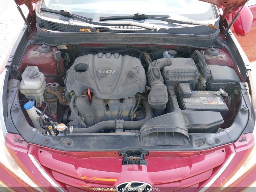 2011 Hyundai Sonata Gls VIN: 5NPEB4ACXBH071048 Lot: 39914521