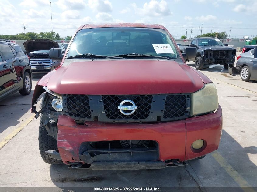 2004 Nissan Titan Xe VIN: 1N6AA06B64N533325 Lot: 39914525