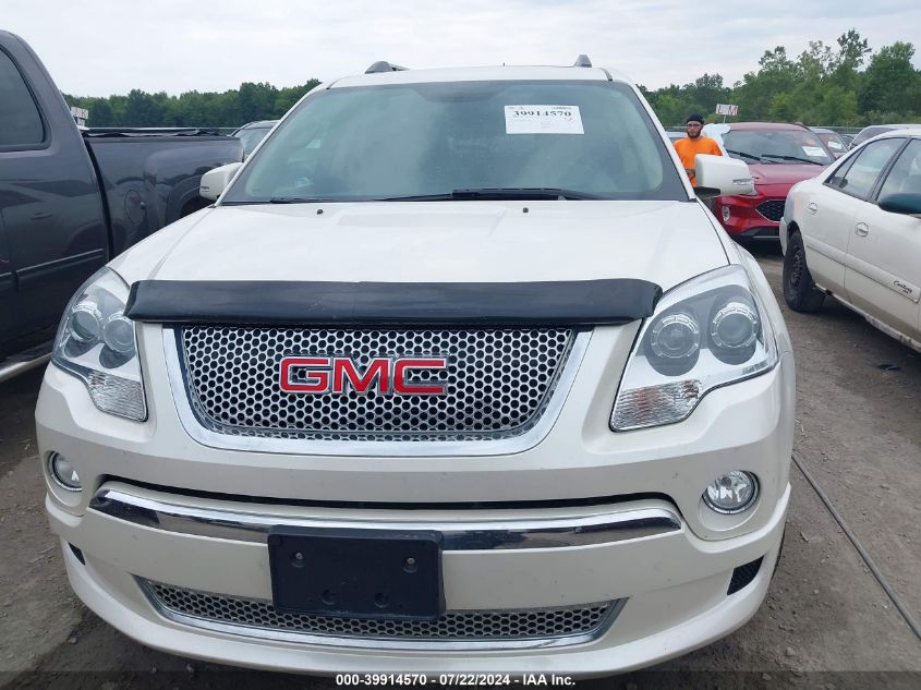 2011 GMC Acadia Denali VIN: 1GKKVTEDXBJ333282 Lot: 39914570