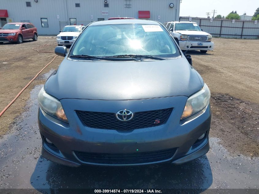 2010 Toyota Corolla S VIN: 2T1BU4EE1AC506176 Lot: 39914574