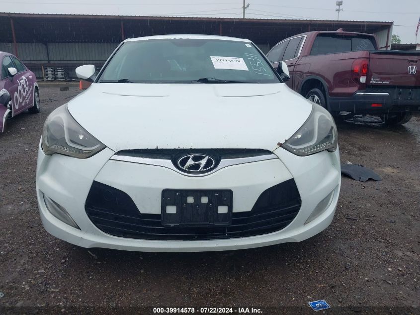 2013 HYUNDAI VELOSTER BASE W/RED - KMHTC6AD7DU155311