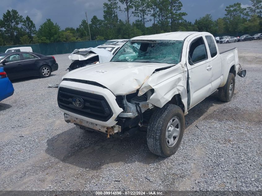 2021 Toyota Tacoma Sr VIN: 3TYRX5GN3MT007453 Lot: 39914596