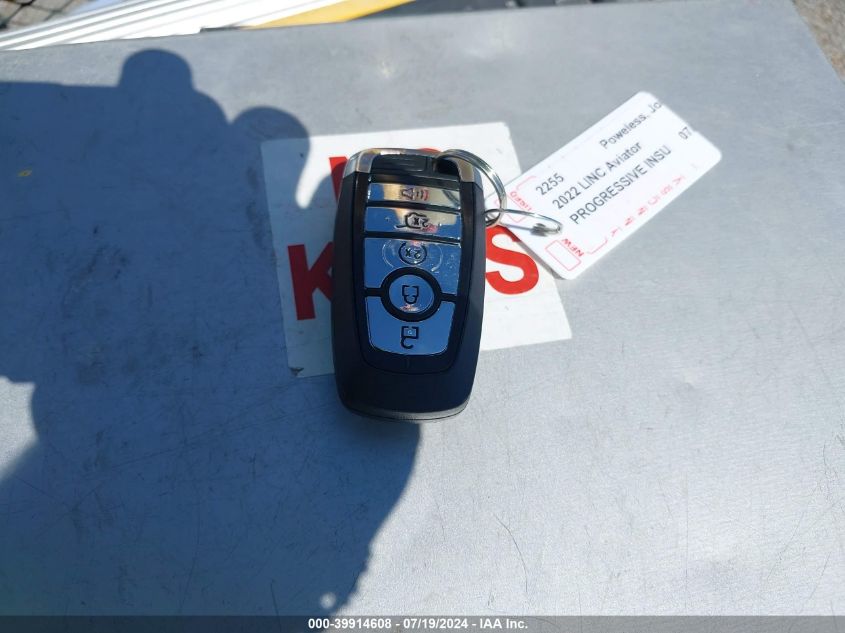 2022 Lincoln Aviator Standard VIN: 5LM5J6XC3NGL19101 Lot: 39914608