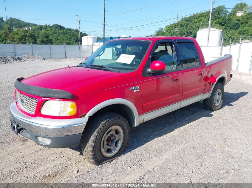 2001 Ford F-150 King Ranch Edition/Lariat/Xlt VIN: 1FTRW08L91KD82149 Lot: 39914612