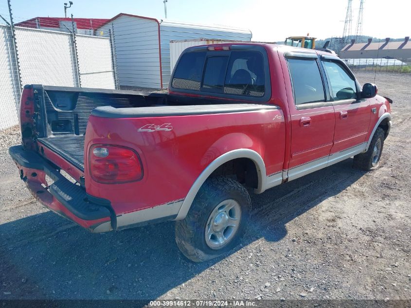 2001 Ford F-150 King Ranch Edition/Lariat/Xlt VIN: 1FTRW08L91KD82149 Lot: 39914612