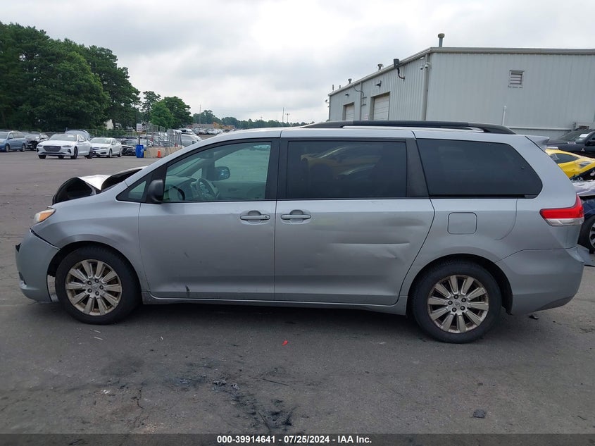 2012 Toyota Sienna Le 7 Passenger VIN: 5TDJK3DC6CS044588 Lot: 39914641