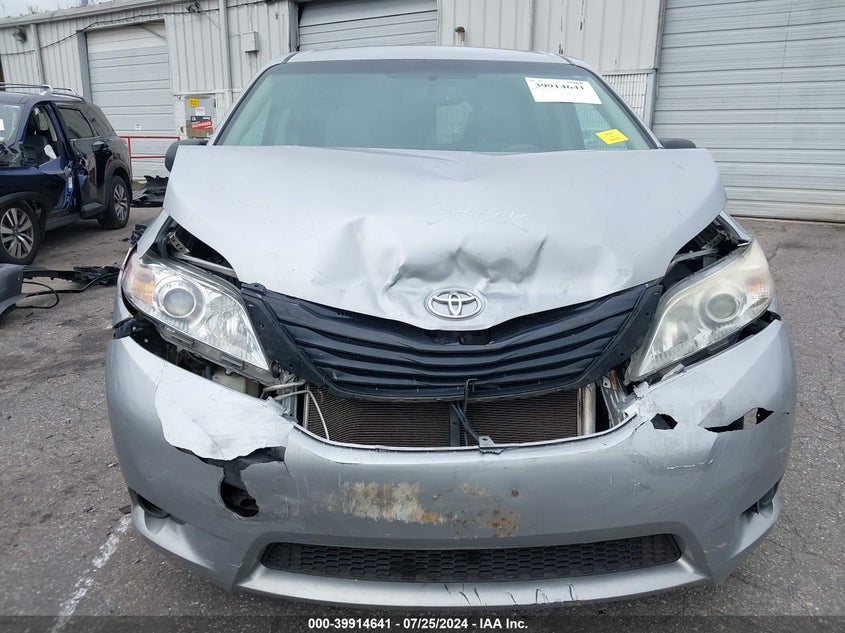 2012 Toyota Sienna Le 7 Passenger VIN: 5TDJK3DC6CS044588 Lot: 39914641