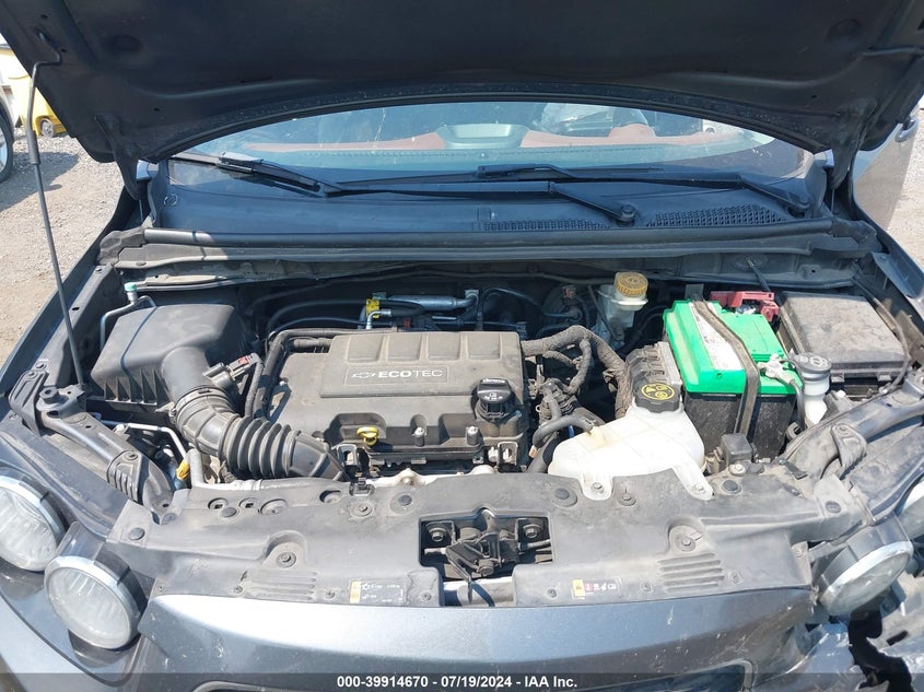 2012 Chevrolet Sonic 2Lt VIN: 1G1JC6SBXC4178694 Lot: 39914670