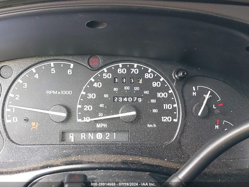 2001 Ford Ranger Edge/Xl/Xlt VIN: 1FTYR14UX1PA61201 Lot: 39914688