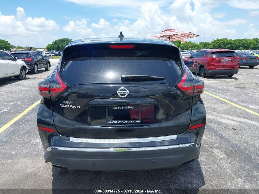 2020 Nissan Murano S Fwd VIN: 5N1AZ2AJXLN166042 Lot: 39914775