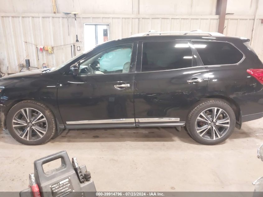 2018 Nissan Pathfinder Platinum VIN: 5N1DR2MM2JC605696 Lot: 39914796