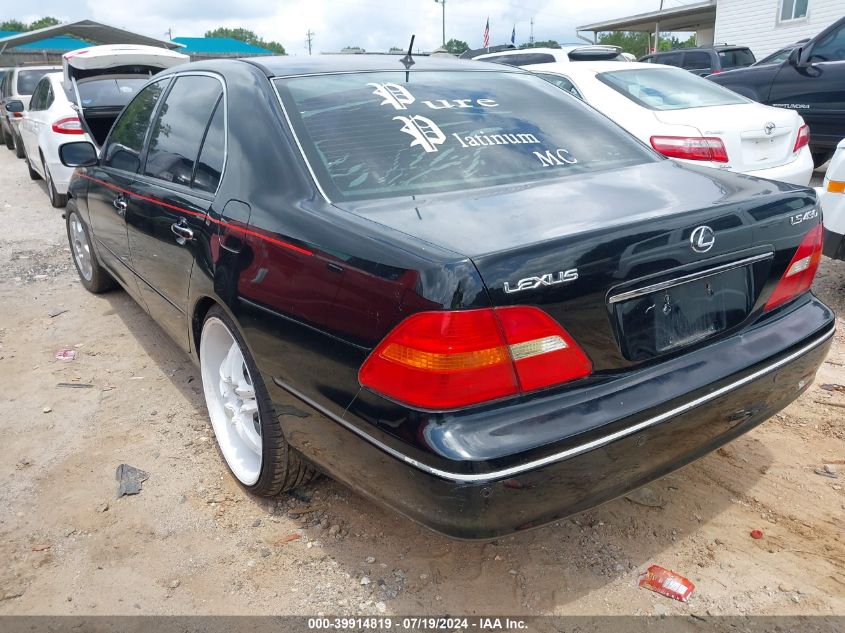 2003 Lexus Ls 430 VIN: JTHBN30F030114339 Lot: 39914819