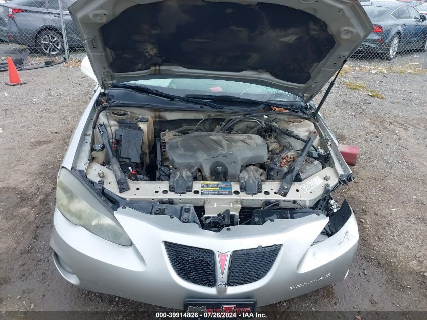 2006 Pontiac Grand Prix VIN: 2G2WP552261263654 Lot: 39914826