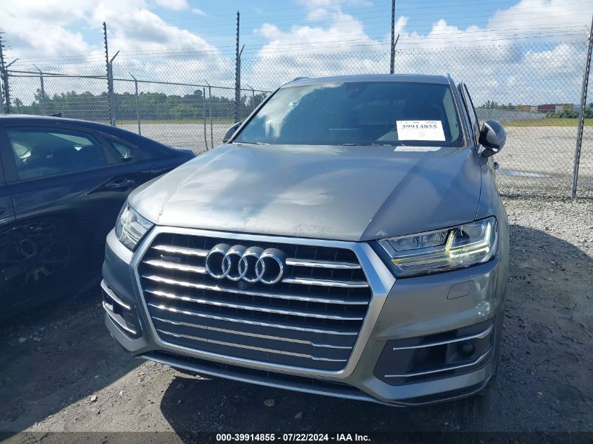 2017 Audi Q7 3.0T Premium VIN: WA1LAAF77HD024914 Lot: 39914855