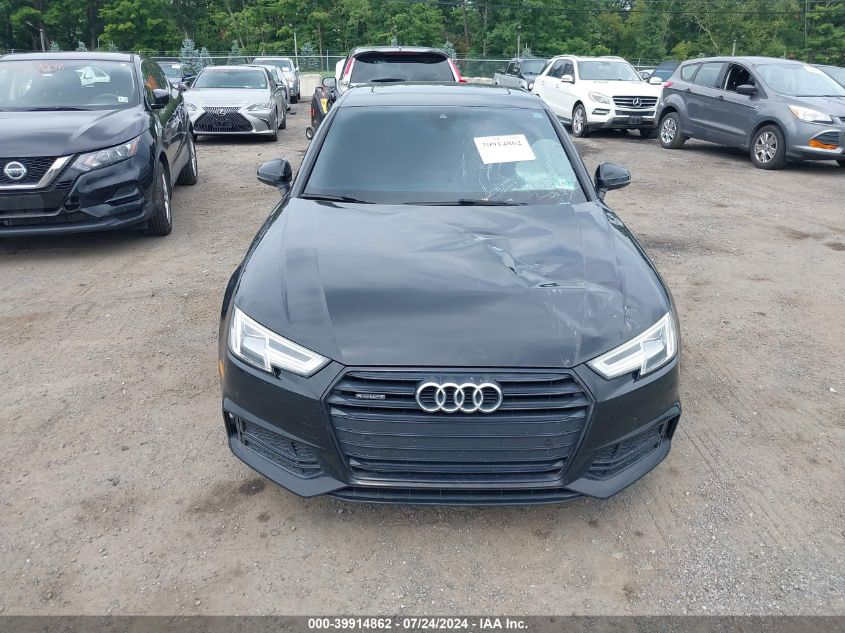 2018 Audi A4 2.0T Premium/2.0T Tech Premium VIN: WAUENAF49JA009196 Lot: 39914862