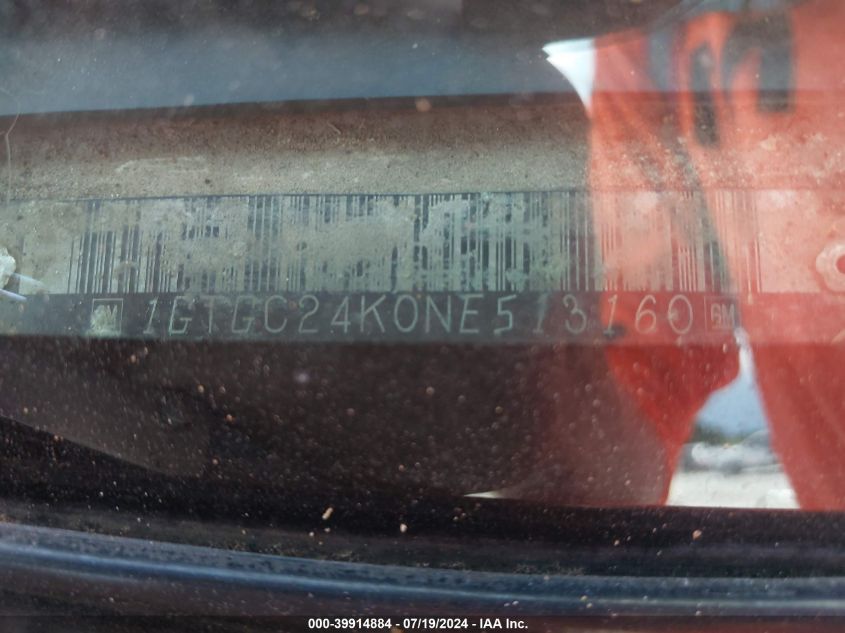 1992 GMC Sierra C2500 VIN: 1GTGC24K0NE513160 Lot: 39914884
