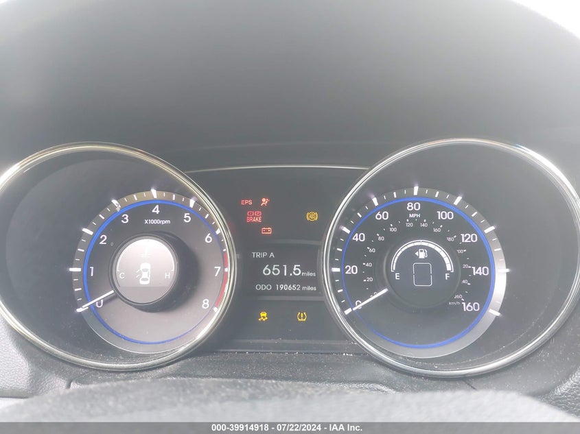 2011 Hyundai Sonata Limited VIN: 5NPEC4AC3BH095334 Lot: 39914918