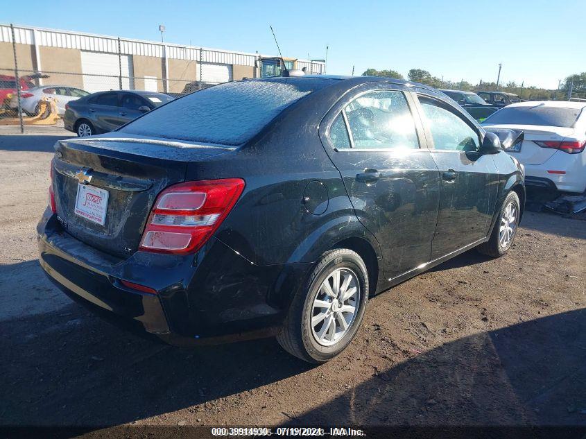 2017 CHEVROLET SONIC LT AUTO - 1G1JD5SH3H4167264