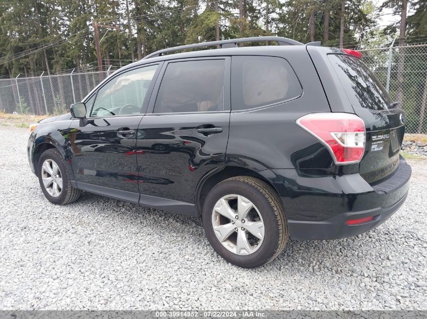 2016 Subaru Forester 2.5I Premium VIN: JF2SJADC8GH414642 Lot: 39914952