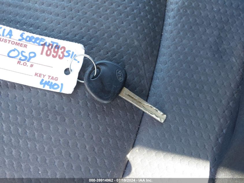 2013 Kia Sorento Lx VIN: 5XYKT4A60DG324401 Lot: 39914962